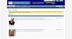 Desktop Screenshot of limousinesonline.com